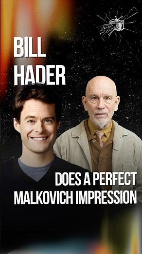Bill Hader Does a PERFECT John Malkovich Impression — Even Malkovich Was Shocked! 😱🎭 #movie