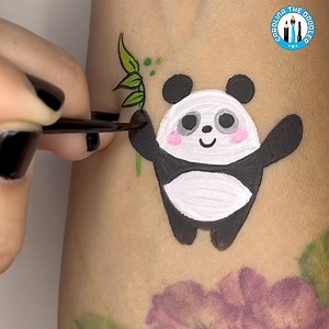 Let’s paint an adorable Panda! 🐼 #panda | Carolina The Doodler