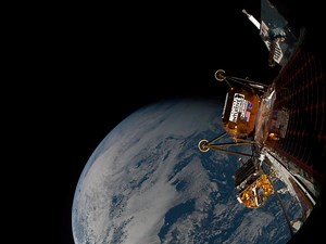 58K views · 889 reactions | To the Moon!  On February 26, 2025, at 7:16 p.m. the Intuitive Machines' Athena lander lifted off on its journey to the moon. Lunar orbit insertion is planned for March 3 with a target lunar landing opportunity on March 6. | Kennedy Space Center Visitor Complex | Facebook