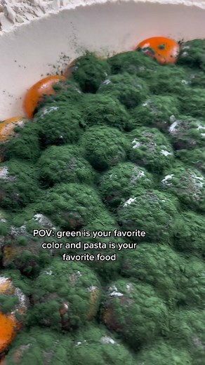 Green Pasta loading #pastatiktok | homemade pasta