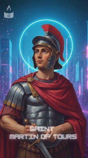 St. Martin of Tours: The Soldier-Bishop Saint Martin of Tours was a 4th-century Roman soldier who became a monk and later the Bishop of Tours, and is one of the most beloved patron saints of France. Born in what is now modern Hungary, he was raised in the military, and at the age of fifteen, he experienced an event that would define his life. He encountered a shivering beggar outside the gates of Amiens, cut his own military cloak in half with his sword, and gave the garment to the man. That nig