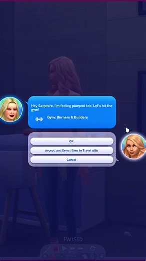 Sims 4 - Send An Energised Emotional Text And Get Invited To The Gym