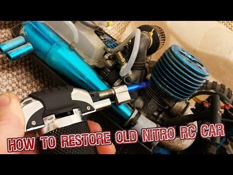 How to restore / fix your old nitro rc car PART 1 - stuck piston fix