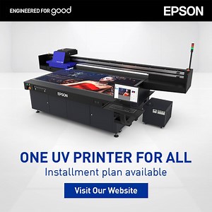 Tired of turning down projects because your printer can’t handle the job? The Epson SureColor V7000 UV Flatbed Printer changes that: ✅ Print directly on KT boards, acrylic, wood, tiles & more (up to 80mm thick) ✅ On-demand printing that reduces waste & boosts efficiency ✅ Free delivery, guided installation & hands-on onboarding for a stress-free start Comes with 𝟏-𝐲𝐞𝐚𝐫 𝐰𝐚𝐫𝐫𝐚𝐧𝐭𝐲 (including printhead) for complete peace of mind. Stop saying “no” to opportunities. Start winning more bu