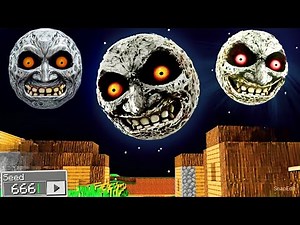 i Found Scary LUNAR MOON 😱 in Minecraft | Minecraft Lunar Moon |