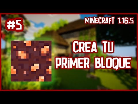 TUTORIAL: Cómo crear Bloques en Minecraft Java 1.16.5