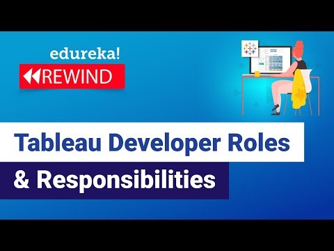 Tableau Developer Roles & Responsibilities | Become A Tableau Developer | Tableau | Edureka Rewind