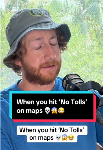 When you hit ‘No Tolls’ on maps 💀😱😂 — stand-up tour tickets in bio #aussie #nsw