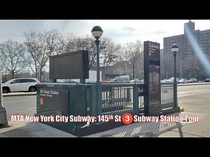MTA New York City Subway: 145 St (3) Subway Station Tour (Post-Enhanced Station Initiative)