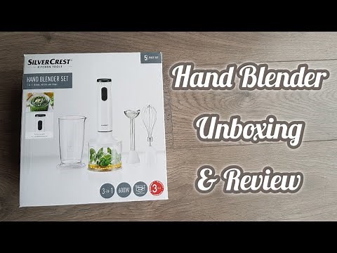 SilverCrest 3 in 1 Hand Blender set | Unboxing and Review | Lidl