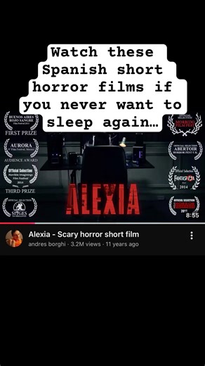 Terrifying Spanish short horror films that will keep you up at night👁️👁️ #scary #shortfilm #horror