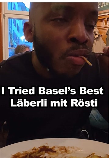 I Tried Basel’s Best Läberli mit Rösti #basel #switzerlandtiktok🇨🇭 #switzerland #foodtiktok #travel