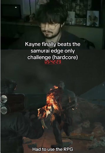 Kayne Conquers the Samurai Edge Challenge in Resident Evil 2