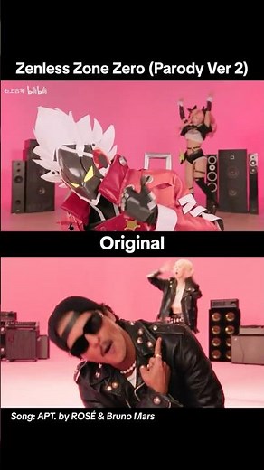 Nicole & Billy - APT. ZZZ Parody pt.2 #zenlesszonezero #comparison #zzzero #memes #gaming #cosplay