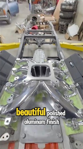 LS3 Single Plane Intake Mockup Polished Aluminum Carb Swap Manifold Mockup #ProjectTruck #LSswap