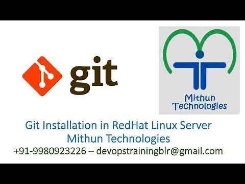 Git Install in RHEL - Mithun Technologies - +91-9980923226