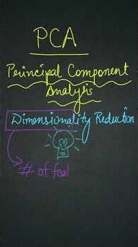 PCA Explained in 2 Minutes | Principal Component Analysis Made Easy