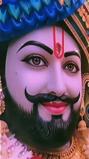 kitni pyari muskrat hai shyam baba ki 🙏🙏🙏🙏🙏🙏🙏