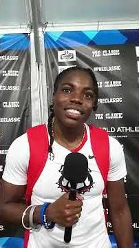 “Put My Best Foot Forward" | Adaejah Hodge Breaks Down Tight Pre Classic 100m! 🇻🇬