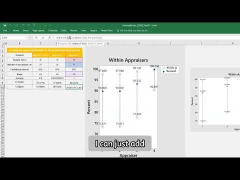 Binomial Distribution in Excel Explained | ChatGPT Corrects CI to Exactly Match Minitab #statistics