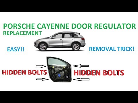 HOW TO REPLACE A PORSCHE CAYENNE WINDOW REGULATOR