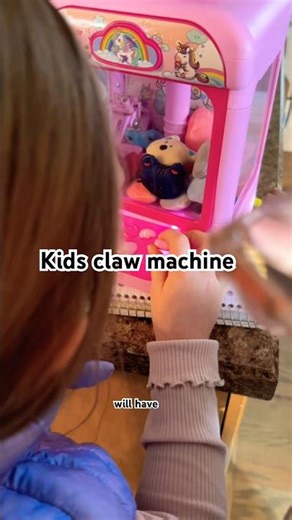 Claw machine for kids mini vending machine girls unicorn candy grabber with sound #founditonamazon