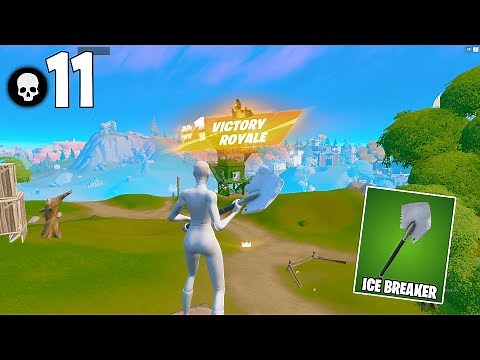 AGGRESSIVE SOLO GAMEPLAY WITH ICE BREAKER PICKAXE! (FORTNITE SEASON 3)
