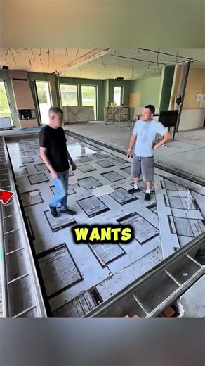 A Secret Pool Inside His House! 😳. #viralshorts