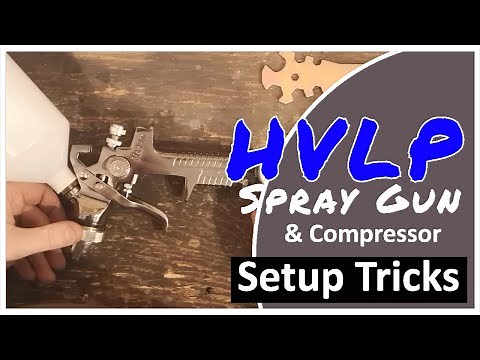 HVLP Spray Gun & Compressor Setup