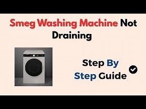 Smeg Washing Machine Not Draining – Filter, Hose & Pump Fix