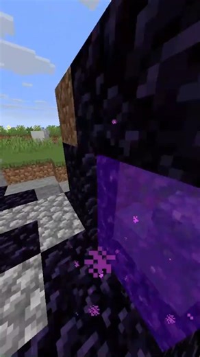 How to make a Nether Portal in 30 seconds! #minecraft #tutorial