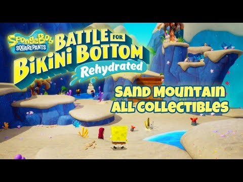 Sand Mountain 100% Walkthrough | All Sandmen, Socks & Golden Spatulas | BFBB Rehydrated