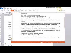 How to do a simple If...Then.. Else statement in Mail Merge Microsoft Word tutorial