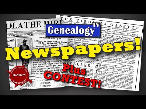 How & Where to Research Newspapers for Genealogy and Family History