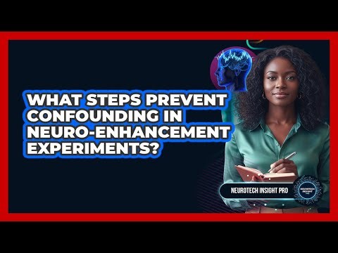 What Steps Prevent Confounding in Neuro-Enhancement Experiments?