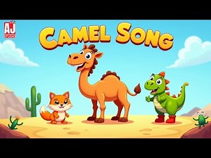 Camel Song for Kids | Learn About Desert Animal #nurseryrhymes #cartoon #kidssong #englishforkids