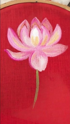 New shades #lotu #painting ##fabricpaintingclasses #shortsviral #kaviartstudio