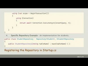 How to Register a Generic Repository in .NET Core