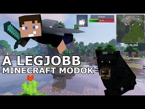 a 6 LEGJOBB Minecraft mod! | (PVP mod, Állatok, Több FPS)