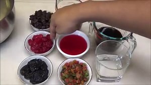 BLACK CAKE FRUIT CAKE It's never to early to start soaking your fruits in preparation for making your fruit cake for Christmas. Christmas is not complete in Trinidad or the Caribbean without a Black Fruit Cake. This cake is soaked in Brandy and other spirits after it's done baking and while still hot to give it that delicious moist texture. I promise you this is way better than my other recipe and yes this recipe can be doubled. In this recipe I used all of the pureed fruit in the cake. 1/4 cup 