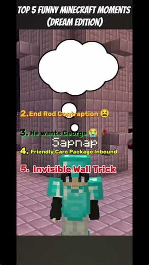 Top 5 Dream Minecraft Manhunt Moments