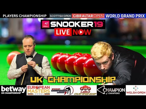 UK Championship Last 32 - John Higgins v Ben Woollaston | Snooker 19