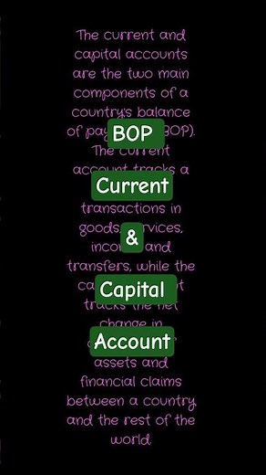 BOP Current and Capital Account