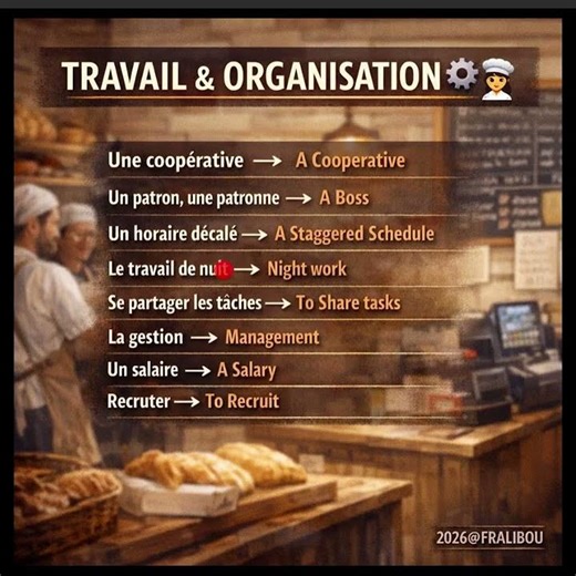TRAVAIL & ORGANISATION – WORK & ORGANIZATION