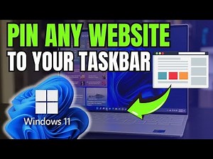 How to Pin ANY Website to Taskbar in Windows 11