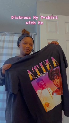 How to Distress a Shirt Tutorial