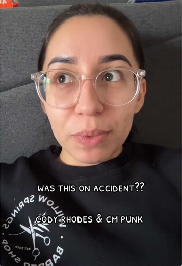 I love overanalyzing moments in WWE😂 #wwe #wweraw #wrestling #cmpunk #codyrhodes