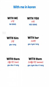 With ne in korean #koreanlanguage #learnkorean #koreanword #eps #fyp | Learn korean with korean dramas phrases