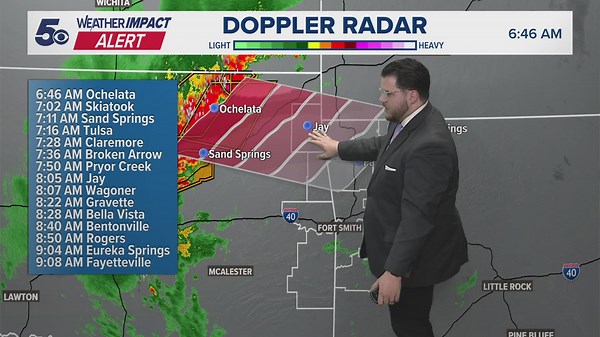 Latest Weather | Multiple rounds of rain and storms expected