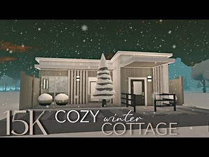 BLOXBURG: 15K COZY WINTER COTTAGE | NO-GAMEPASS